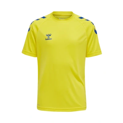 Abbildung von Hummel XK CORE Sport Tshirt für Kinder, Größe: 164, Blazing yellow true blue