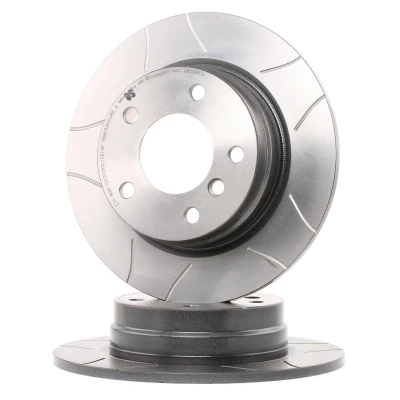 Abbildung von BREMBO MAX LINE 08.5366.76 Bremsscheibe 280 10 5 voll, geschlitzt beschichtet mit Schrauben BMW: 3 Cabrio, Compact, Touring