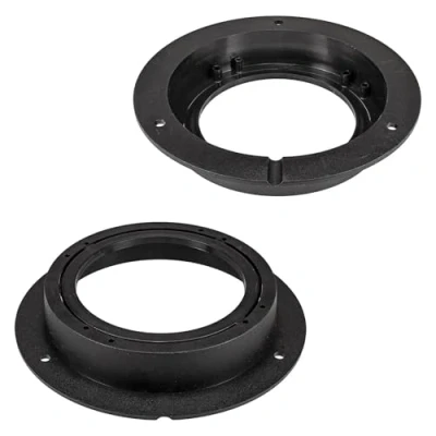 Abbildung von tomzz Audio 2834 020 Lautsprecherringe Adapter Halterungen kompatibel mit Mercedes A Klasse W169 B W245 Tür hinten für 100mm oder 120mm DIN Lautsprecher