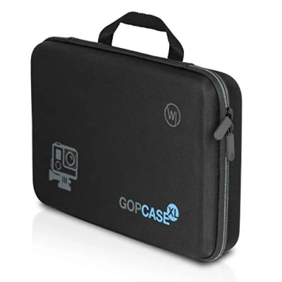 Abbildung von Wicked Chili XL Schutztasche kompatibel mit DJI OSMO Action 5 Pro, 4, 3, 2, 1, Koffer Case Bag Tasche für Kamera, Unterwassergehäuse und Zubehör (Tragegriff + Fach Reißverschluss)