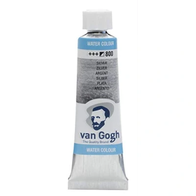 Abbildung von Van Gogh Aquarellfarbe, 10ml Tube, Silber 800