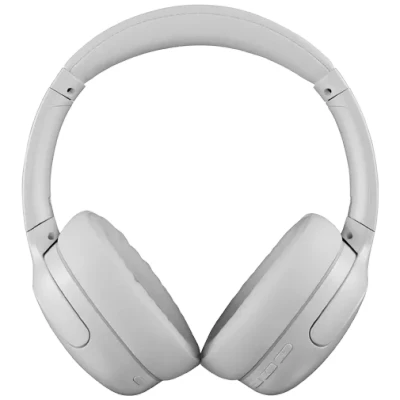Abbildung von Intenso O400HA Over Ear Kopfhörer Hybrid Active Noise Cancelling, bis zu 75 Stunden Laufzeit und Bluetooth 5.3, mit Musikmodus, Transparency Modus schneller Ladezeit, weiß