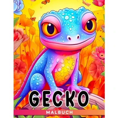 Abbildung von Gecko Malbuch: Erstaunliche Reptilien Malvorlagen mit beeindruckenden Designs für alle Altersgruppen Männer und Frauen um Spaß zu haben sich entspannen