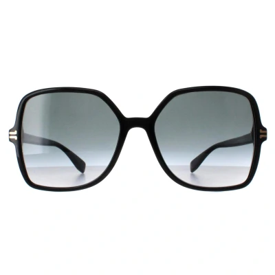 Abbildung von Marc Jacobs Damen MJ 1105/S 807/9O Gläser SONNENBRILLEN Acetat Schwarz Grau Quadratisch Schattiert