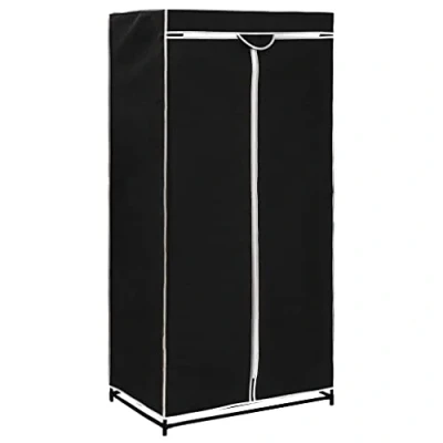Abbildung von Susany Garderobe Stoffschrank Faltkleiderschrank Kleiderschrank Stoffkleiderschrank Mit Reißverschlüssen,Abmessungen:75 x 50 160 cm (B T H),Eisenrohr + 100% Polyester