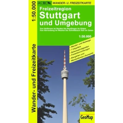 Abbildung von Stuttgart und Umgebung Wander Freizeitkarte: 1:50.000 (Geo Map)
