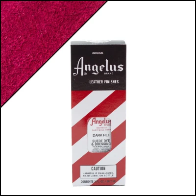 Abbildung von Angelus Suede Dye Dunkelrot 88ml