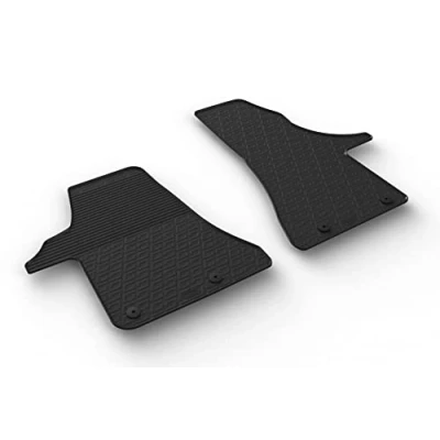 Abbildung von Gledring 0904 Fußmattensatz Gummi vorne 2 schwarz 750mm 550mm VOLKSWAGEN: Transporter 6 Kastenwagen, Bus