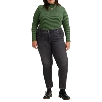 Abbildung von Levi&#039;s plus 311 Shaping Skinny Jeans Slim Fit, Damen, Größe: 54x34, Bloom black