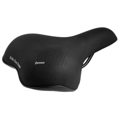 Abbildung von Fahrradsattel Selle San Remo Donau Für City /Trekkingfahrräder Schwarz