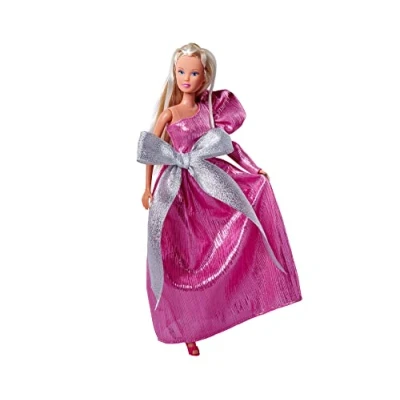 Abbildung von SIMBA Anziehpuppe Puppe Steffi Love Bow Mazing rosa Abendkleid mit Schleife 105733639