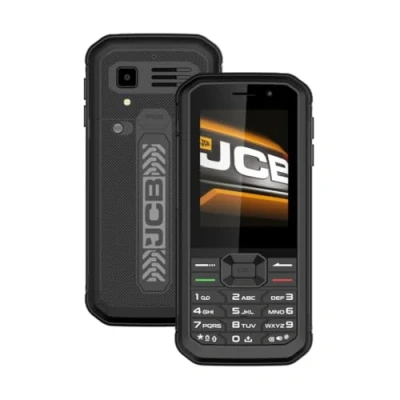 Abbildung von JCB Tradesman 3 (Smart Funktion), Robustes, wasserdichtes 4G Mobiltelefon, SIM freies Dual Telefon mit Whatsapp, Schwarz