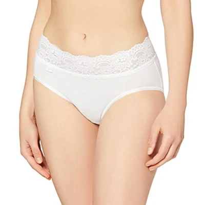 Abbildung von Sloggi Damen Romance Midi Slip, Weiß, 46 EU