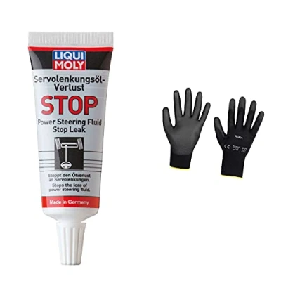 Abbildung von Iloda Original Liqui Moly 35ml Servolenkungsöl Verlust Stop 1099 Schutzhandschuhe