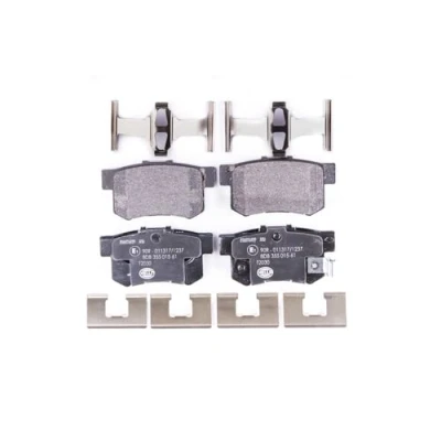 Abbildung von HELLA 8DB 355 015 611 Bremsbelagsatz mit akustischer Verschleißwarnung Zubehör SUZUKI: SX4 I Schrägheck, SWIFT 3, Limousine