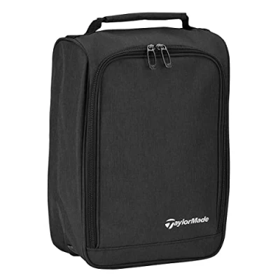 Abbildung von TaylorMade Golf Unisex Performance Travel Gear Golfschuhtasche/Tragetasche/Stiefeltasche, Schwarz, Einheitsgröße, Leistung