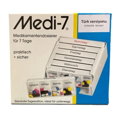 Abbildung von MEDI 7 Medikamentendos.f.7 Tage weiß tür 1 St
