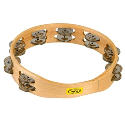 Abbildung von LP Latin Percussion CP Wood Tambourin Holz 10&quot; doppelreihig ohne Fell CP390