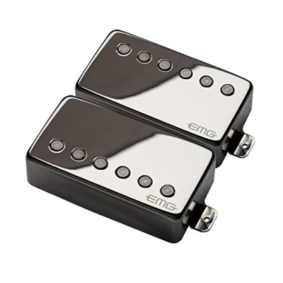 Abbildung von EMG 57/66 Humbucking Set black chrome