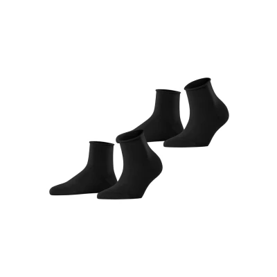 Abbildung von Esprit PURE 2PACK Socken, Damen, Größe: 39 42, Black