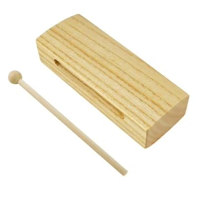 Abbildung von A Star Holzblock mit Holzschlägel, Einzelton, Percussion Rhythmusblock