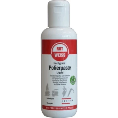 Abbildung von ROTWEISS 1025 Hochglanz Polierpaste liquid 250 ml