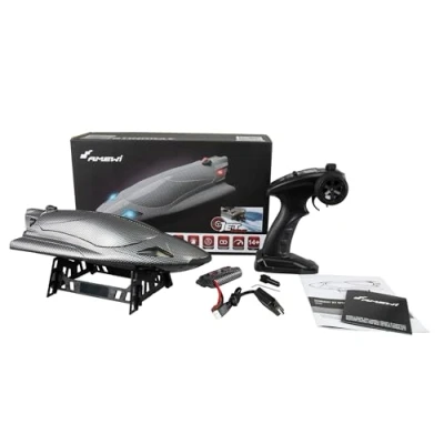 Abbildung von Amewi Stingray Speedboot mit Jetantrieb 40km/h 335mm RTR Carbon Optik