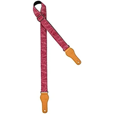 Abbildung von Ortega Guitars Ukulele Gurt Verstellbar Spring Series Baumwolle, Rosa (OCS 320U)