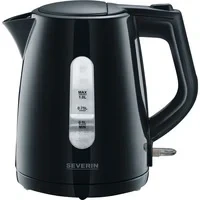 Abbildung von Severin Wasserkocher WK 3410, 2200 W, 1 Liter, Watt, mit beidseitiger Wasserskala, kabellos