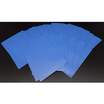 Abbildung von docsmagic.de 100 Mat Blue Card Sleeves Standard Size 66 x 91 Blau Kartenhüllen PKM MTG