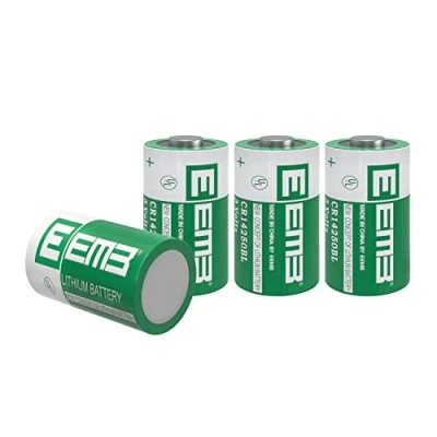 Abbildung von 4X EEMB 1/2 AA 3V Li MnO2 Batterien CR14250BL /3V Lithium Manganese Dioxide 900 mAh/Li Batteries mit extrem hoher Energiedichte Nicht wiederaufladbar für Tauchcomputer (4)