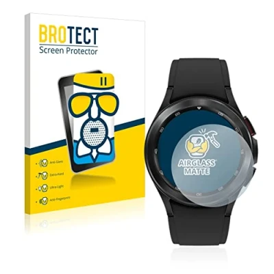 Abbildung von BROTECT Entspiegelungs Schutzglas für Samsung Galaxy Watch 4 Classic (42mm) Schutz Folie Panzerfolie Glas Matt [Extrem Kratzfest 9H, Anti Reflex]