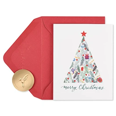 Abbildung von Papyrus Weihnachtskarten, Motiv Merry Christmas Tree, 20 Stück