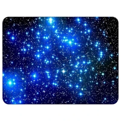 Abbildung von Silent Monsters Mauspad 240 x 200 mm Stoff Mousepad Weltall All Weltraum rutschfest für Gaming Büro Office Homeoffice 24 20 cm Mouse Pad Mat Mausunterlage klein alle Maus Arten