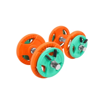 Abbildung von Kurzhantelset Sternverschluss Gummi Gripper 20 kg