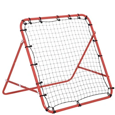 Abbildung von HOMCOM Tennis Trainer Fußball Rebounder mit verstellbaren Winkeln