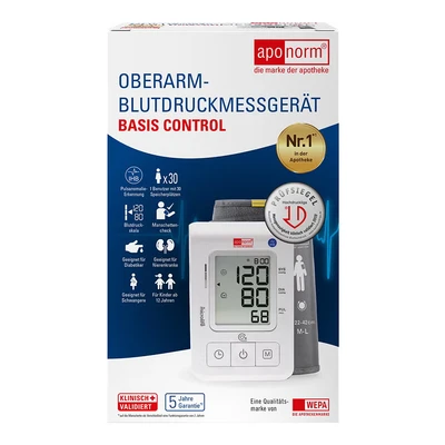 Abbildung von aponorm Basis Control Oberarm Blutdruckmessgerät 1 St