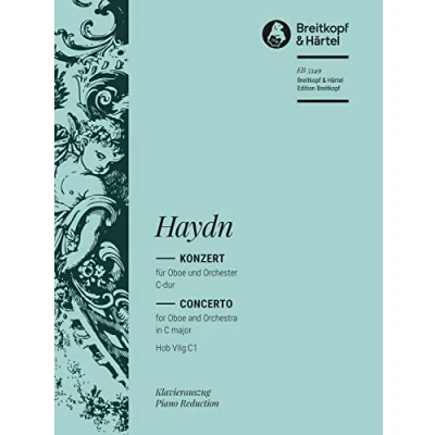 Abbildung von Oboenkonzert C dur Hob VIIg:C1 Ausgabe für Oboe und Klavier (EB 5349)
