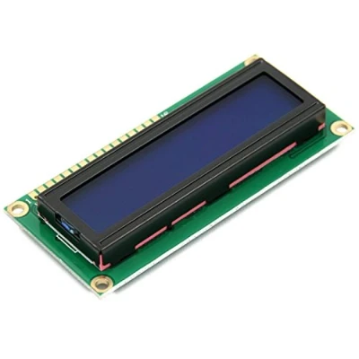 Abbildung von DollaTek 5V 1602 16x2 Zeichen LCD Display Modul blau Schwarzlicht