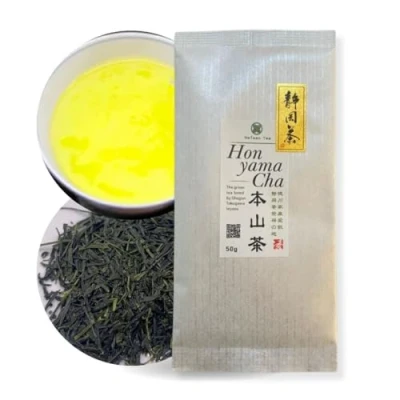 Abbildung von Honyama grüner Tee, Blatttee, Sen Cha Ryoku Extra Volumen &amp; Sonderpreis Japanischer Tee aus Shizuoka, Japan (50g)