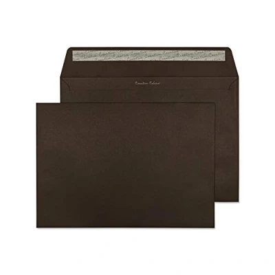 Abbildung von Blake Creative Colour 63426 Farbige Briefumschläge Haftklebung Bitterschokolade C4 229 x 324 mm 120 g/m² 10 Stück