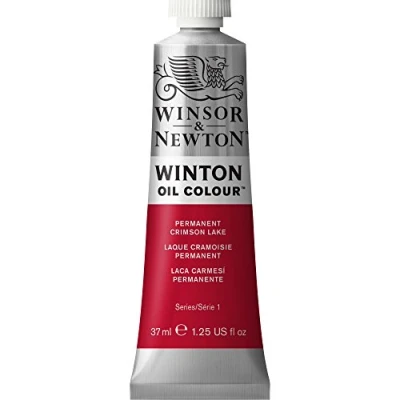 Abbildung von Winsor &amp; Newton 1414478 Winton, feine hochwertige Ölfarbe 37ml Tube mit gleichmäßiger Konsistenz, Lichtbeständig, hohe Deckkraft, Reich an Farbpigmenten Permanent Karmesinlack