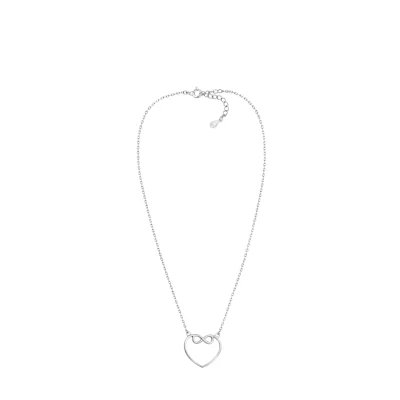 Abbildung von Sofia Milani Heart Halskette, Damen, Größe: One Size, Silver coloured