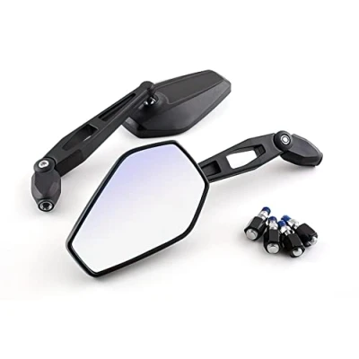 Abbildung von Spiegel Set STR8 Street 2 mit M8 /M10 Adapter schwarz Straßenzulassung