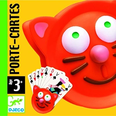 Abbildung von DJECO Spiel, Kartenhalter Spielkartenhalter Katzendesign Kinder