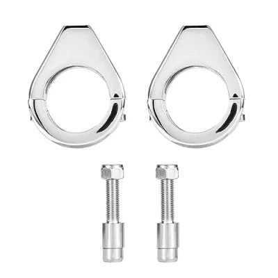 Abbildung von Motorrad Blinkerhalter, Signal Licht Halterung Geändert Blinker 41mm Gabelklemmen Blinkerleuchte Montagehalterung Halter Schellen Blinkerhalter Befestigung Klemmen Gabel Scheinwerfer