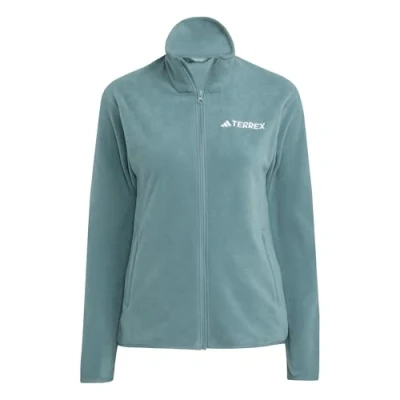 Abbildung von adidas Damen Terrex Multi Essentials Full Zip Fleece Jacket, preloved Teal, S