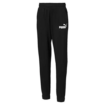Abbildung von PUMA Jungen ESS Logo Sweat Pants TR cl B Hose, Cotton Black, 128