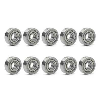 Abbildung von Unxuey 4x12x4 mm Miniatur Rillenkugellager Stahl Modelllager 604Z 604ZZ 80014 10 Stücke