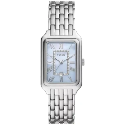 Abbildung von Fossil Traditional Raquel Uhr silvercoloured, Damen, Größe: One Size, Silver coloured